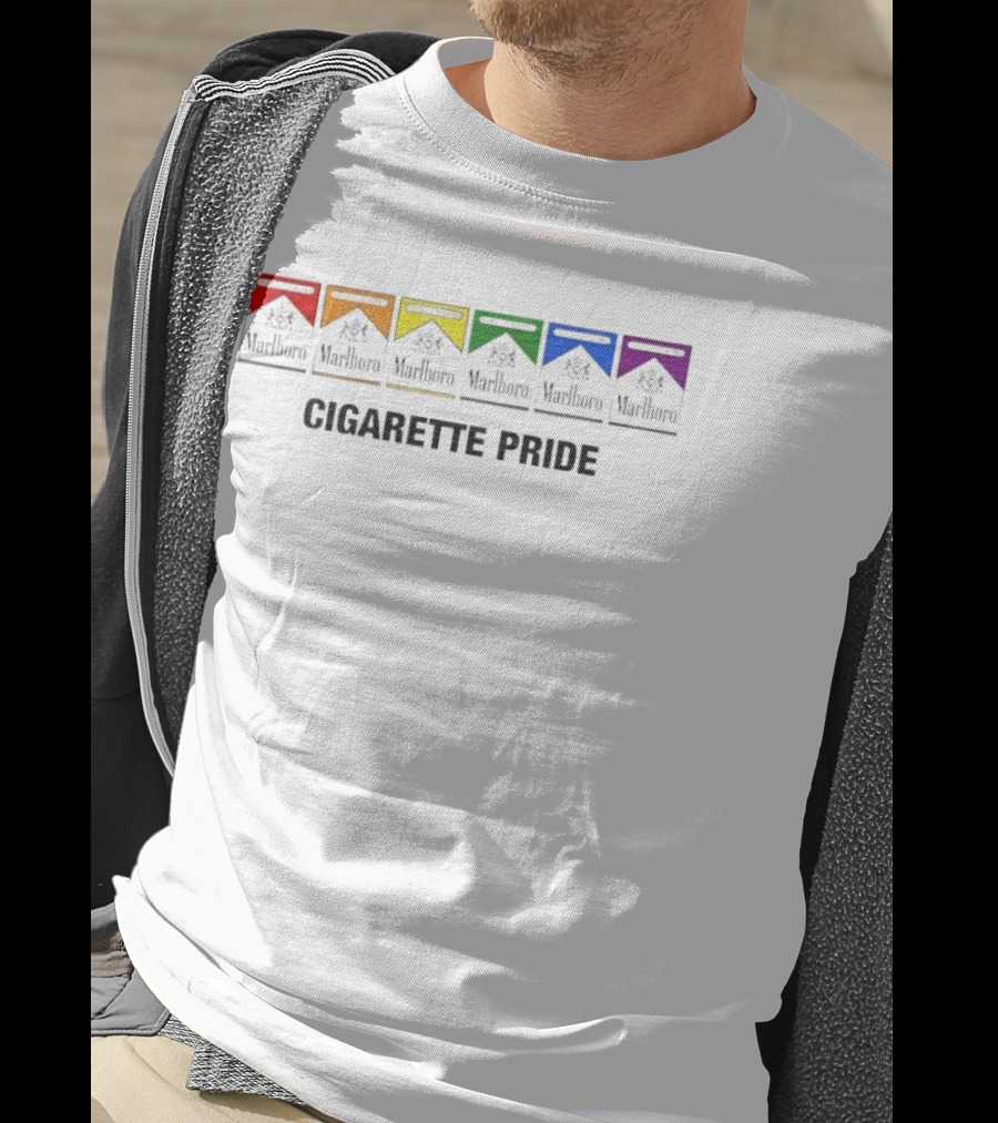 Marlboro Cigarette Pride Rainbow Packs T-Shirt