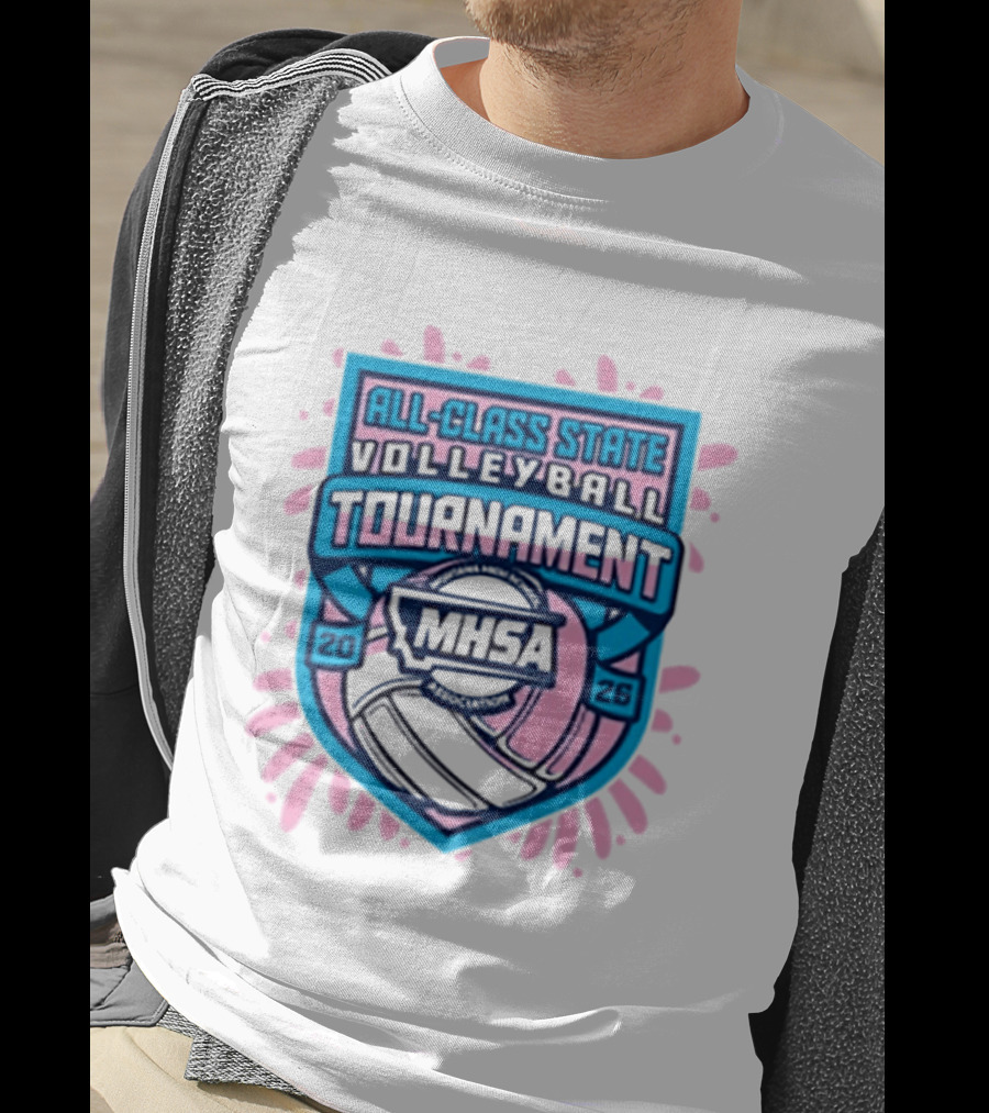 MHSA 2026 All Class State Volleyball Tournament T-Shirt