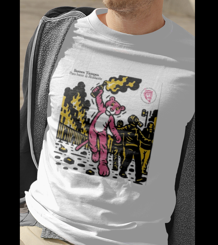 Pink Panther Buenos Tiempos Para Hacer La Revolución Riot Protest T-Shirt