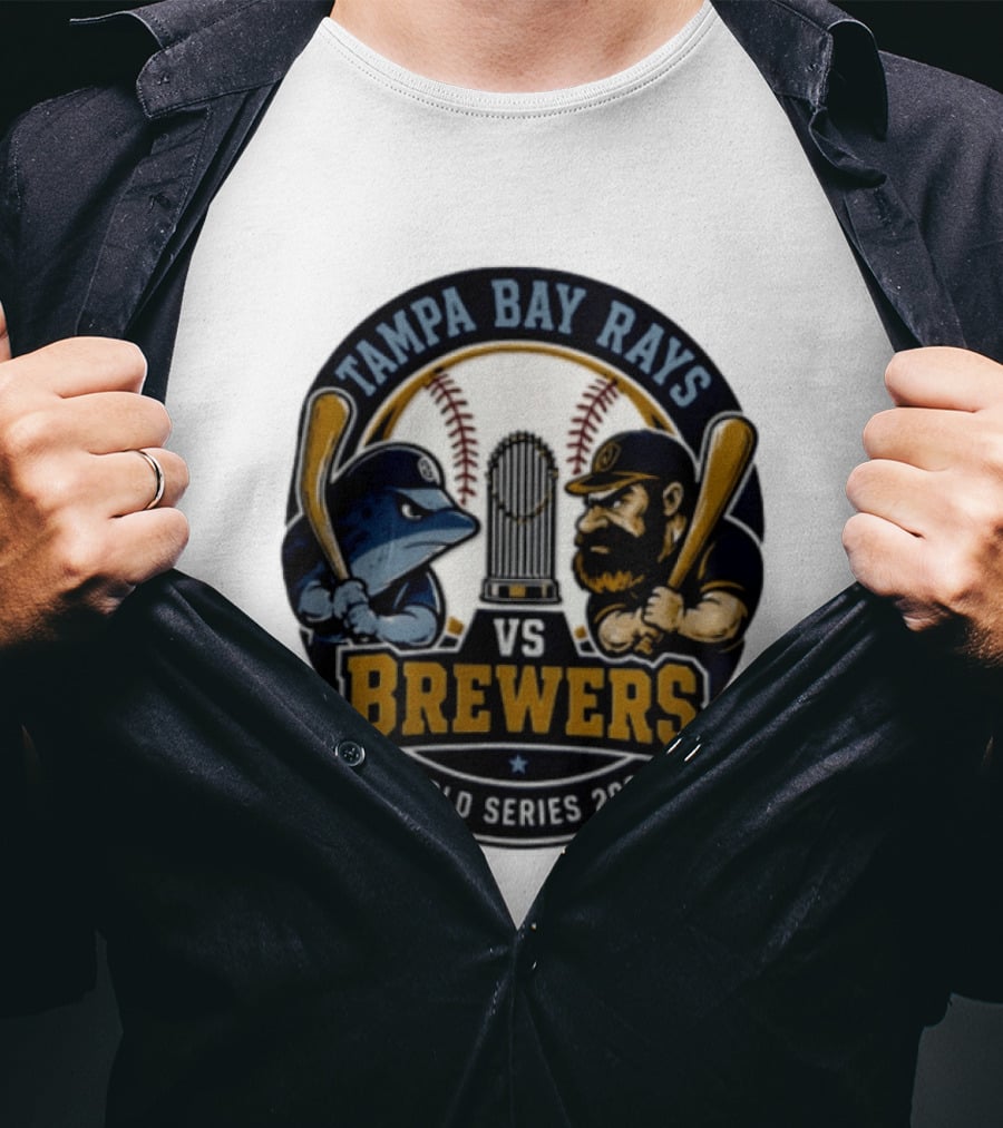 Tampa Bay Rays Vs Brewers World Series 2026 T-Shirt