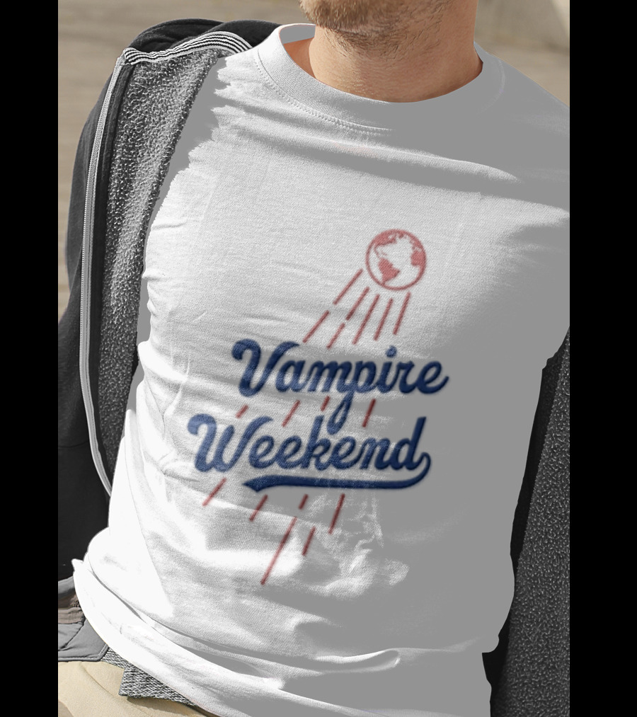 Vampire Weekend Globe Indie Rock Alternative Band Earth Rays T-Shirt