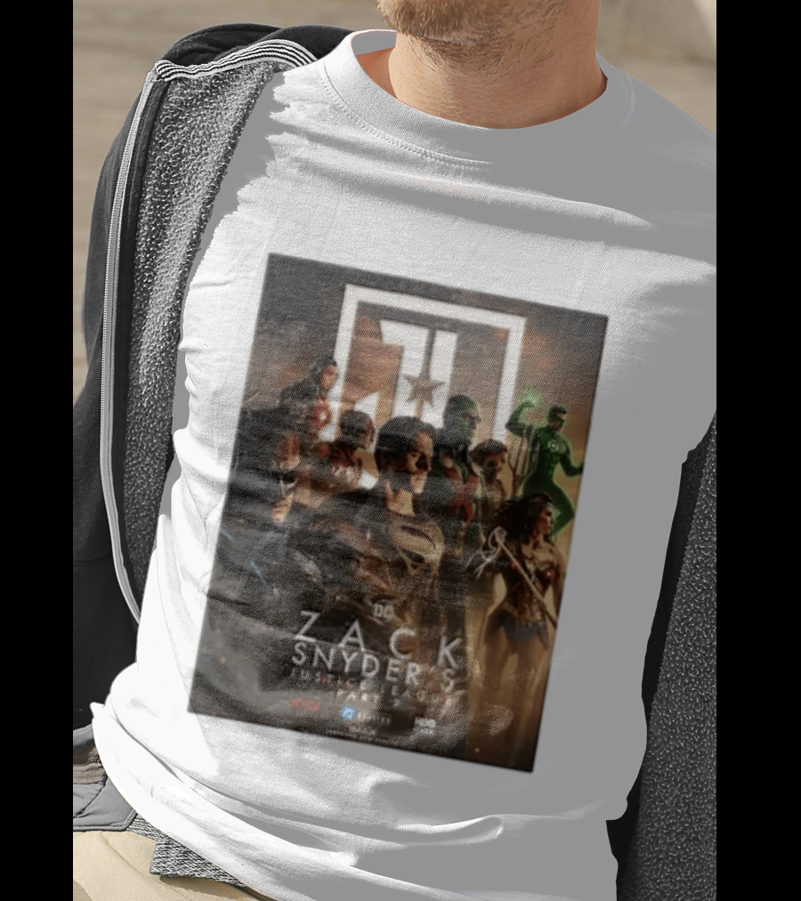 Zack Snyder's Justice League Part 2 DC Superheroes Movie Featuring Hero Lineup T-Shirt