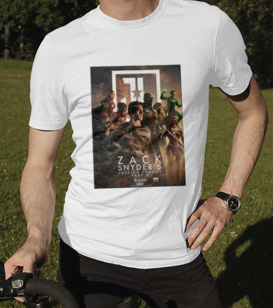 Zack Snyder's Justice League Part 2 DC Superheroes Movie Featuring Hero Lineup T-Shirt