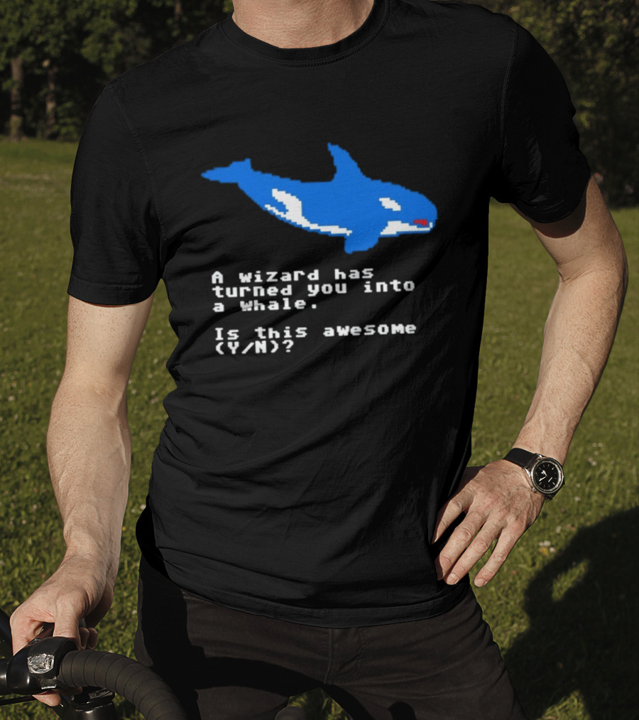 A Wizard Has Turned You Into A Whale Is This Awesome Y/N T-Shirt