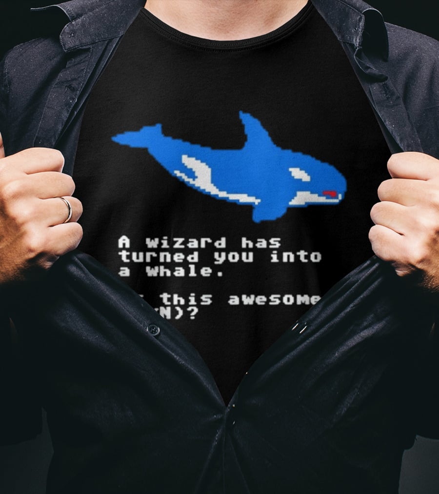 A Wizard Has Turned You Into A Whale Is This Awesome Y/N T-Shirt