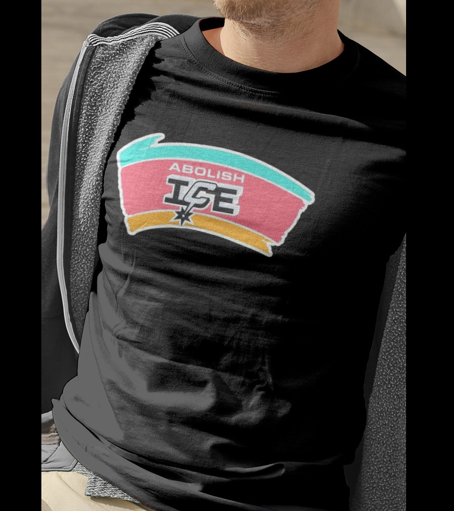 Abolish ICE Political Activism Social Justice San Antonio Spurs T-Shirt