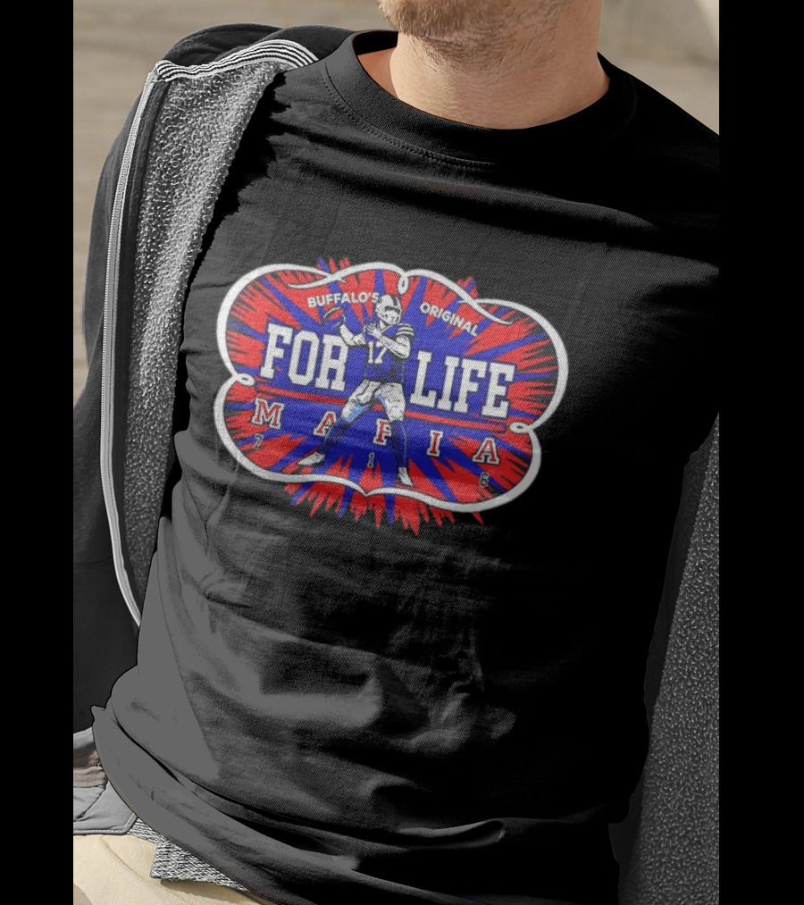 Buffalo's Original For Life Mafia 2018 Football Player 17 T-Shirt