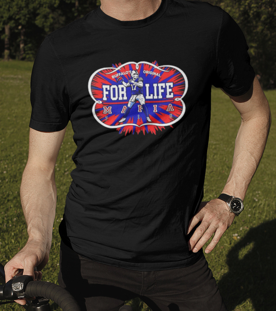 Buffalo's Original For Life Mafia 2018 Football Player 17 T-Shirt