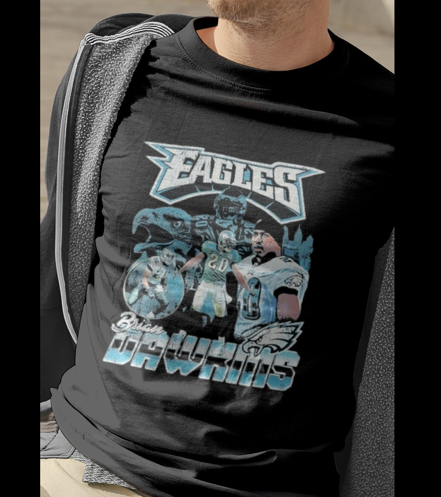 Eagles Brian Dawkins 20 Philadelphia Football T-Shirt