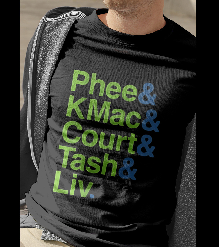 Minnesota Lynx Phee KMac Court Tash Liv Basketball 2026 T-Shirt