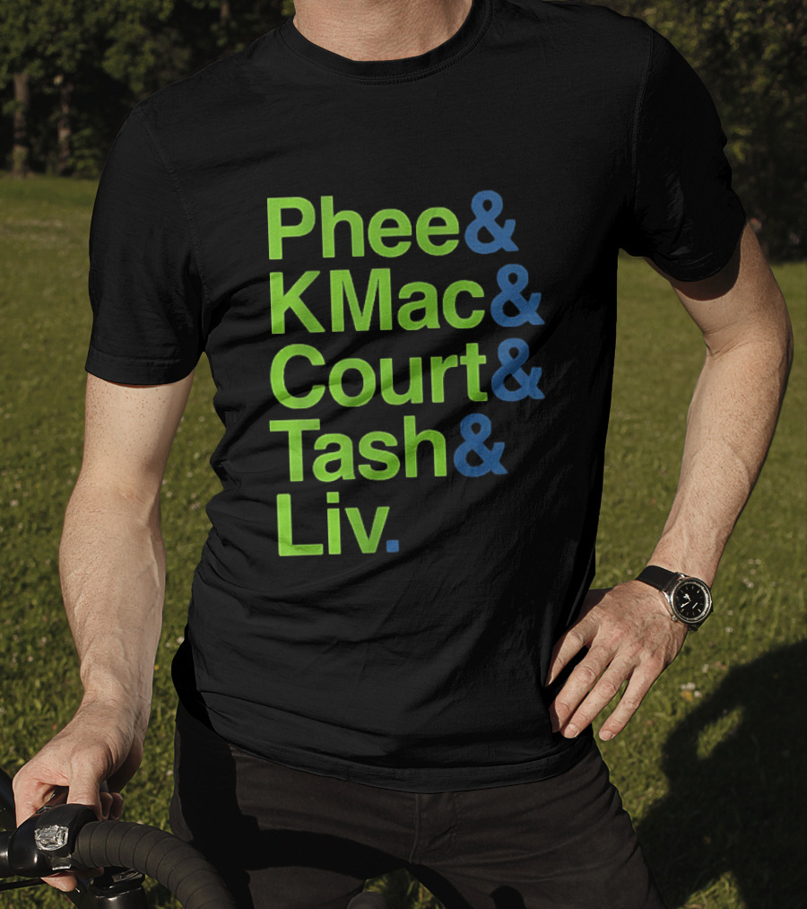 Minnesota Lynx Phee KMac Court Tash Liv Basketball 2026 T-Shirt