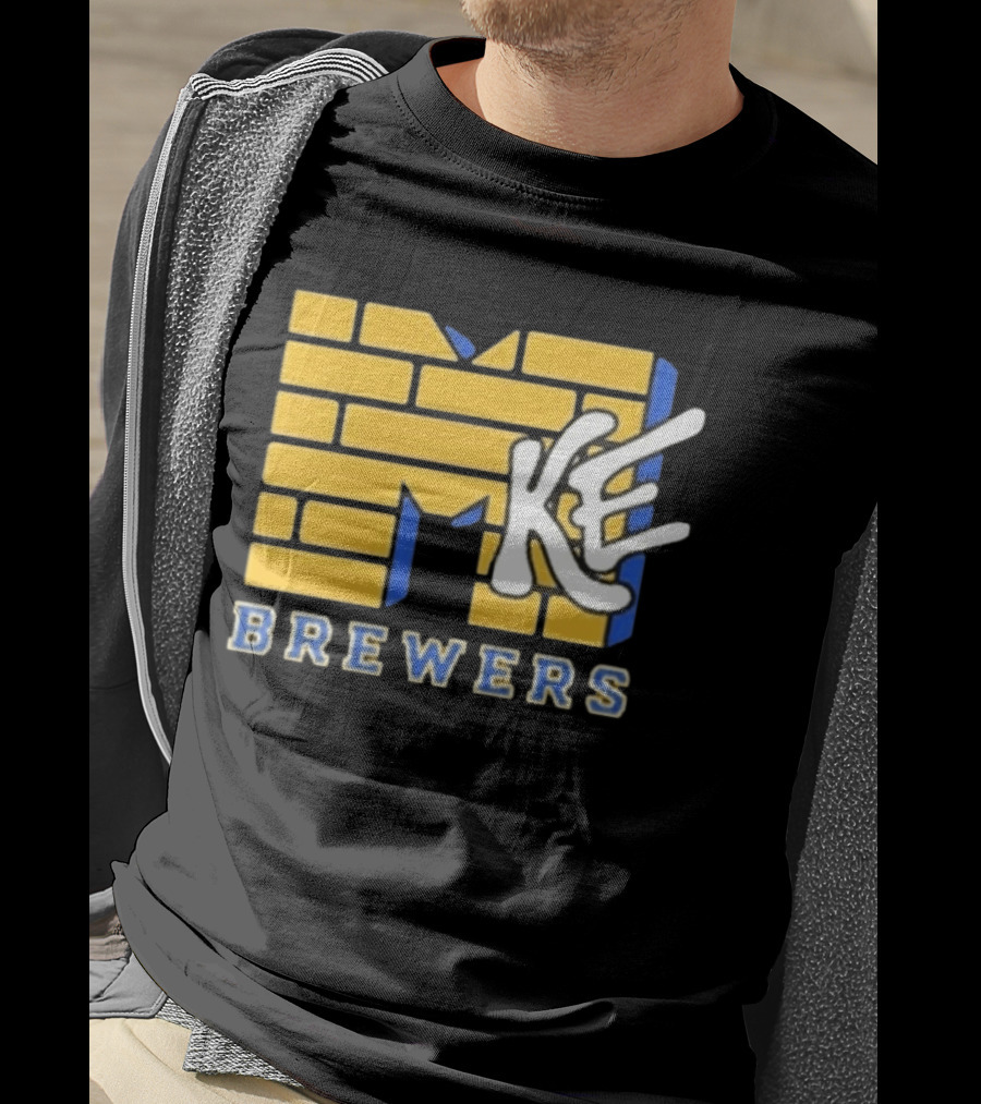 MKE Milwaukee Brewers MTV MLB Baseball T-Shirt