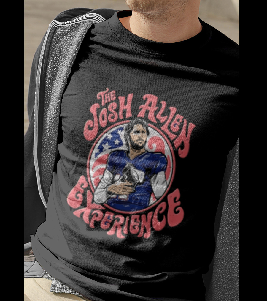Buffalo Bills The Josh Allen Experience Football Star Circle T-Shirt