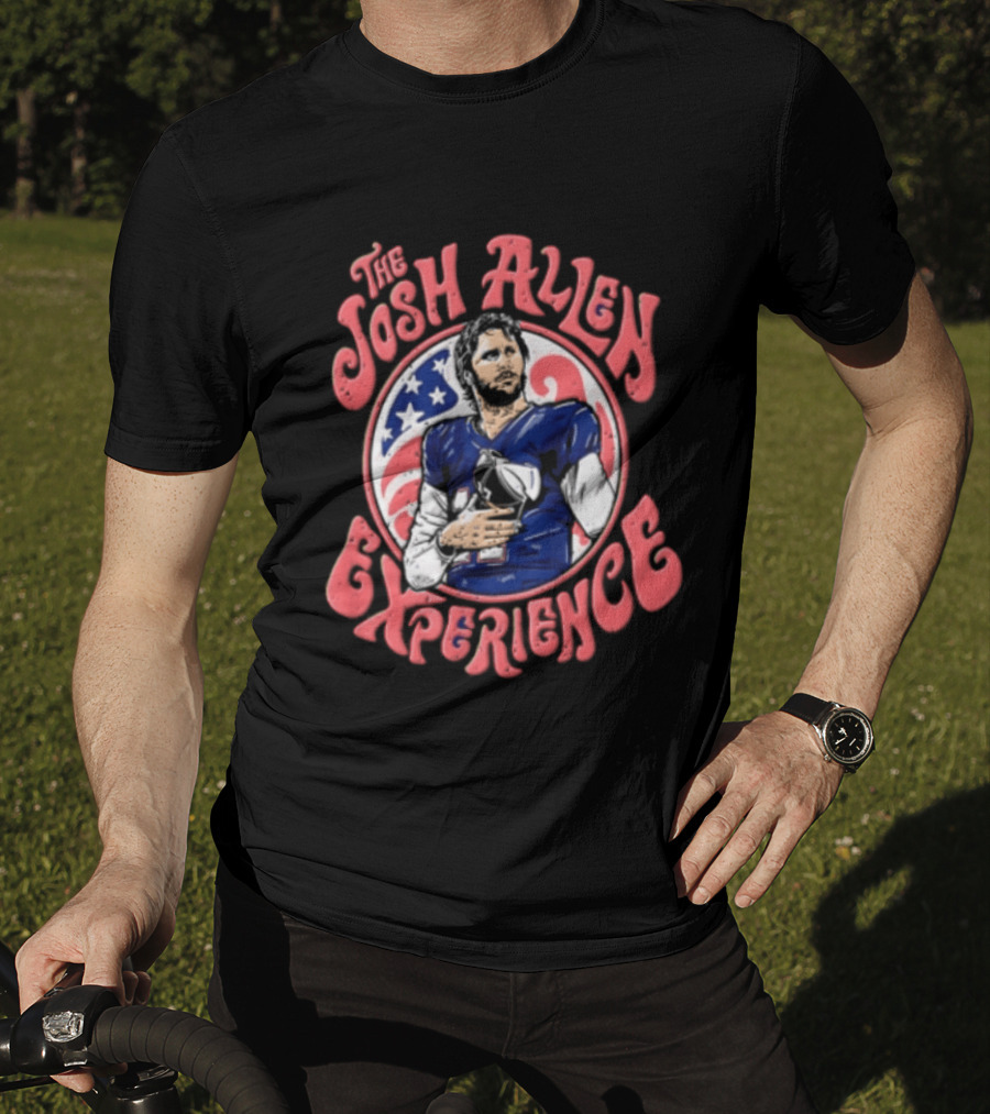 Buffalo Bills The Josh Allen Experience Football Star Circle T-Shirt