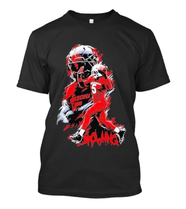 Arizona Wildcats NCAA Football Giovanni Richardson 5 Browning T-Shirt