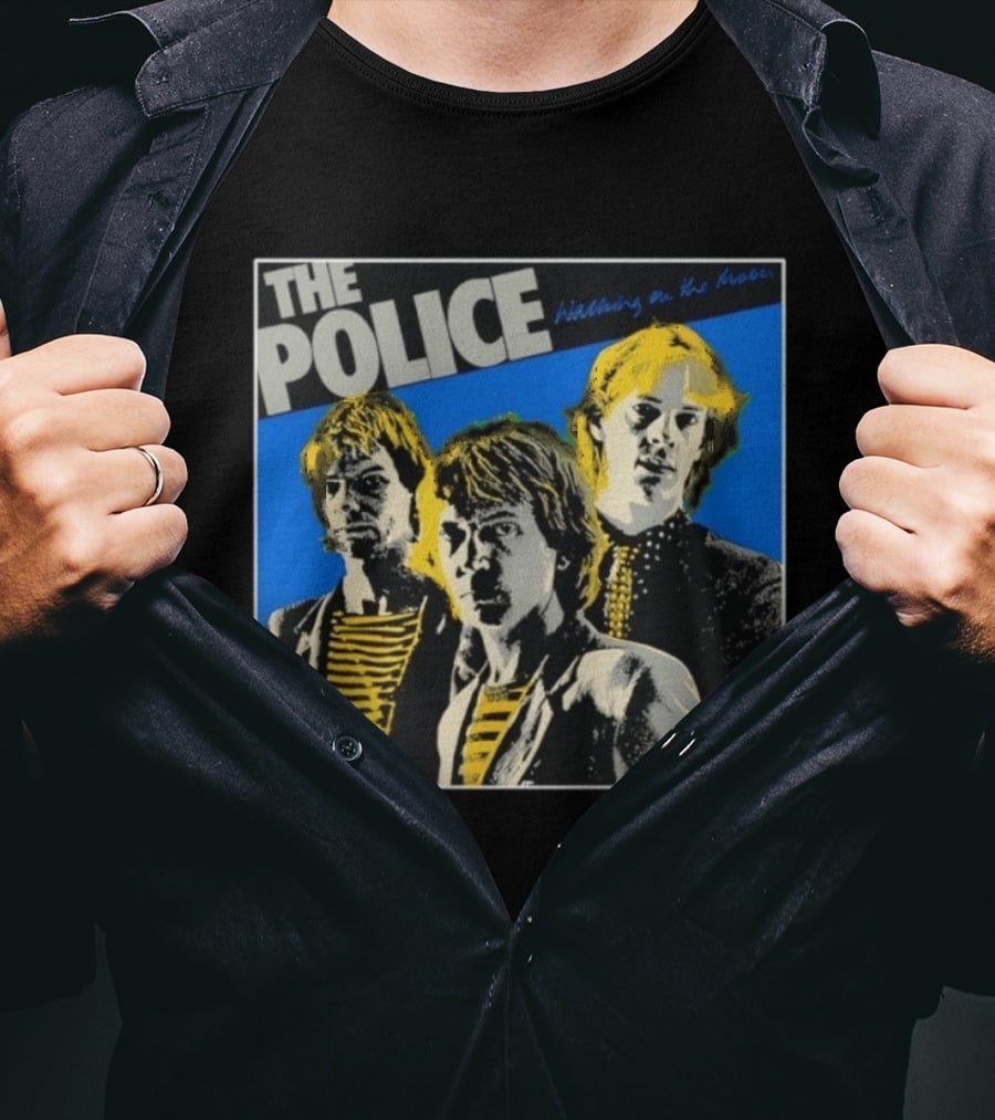 The Police Walking On The Moon Classic Band T-Shirt