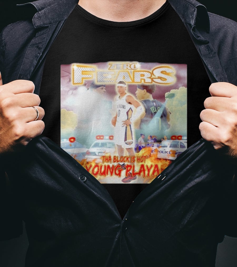 Dyson Daniels New Orleans Pelicans Zero Fears Tha Block Is Hot Young Playa T-Shirt