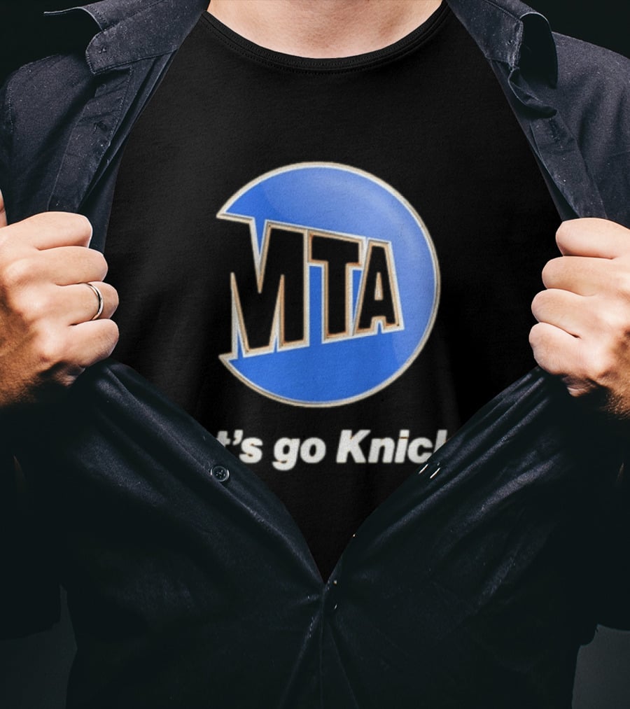 New York Knicks MTA Let's Go Knicks T-Shirt