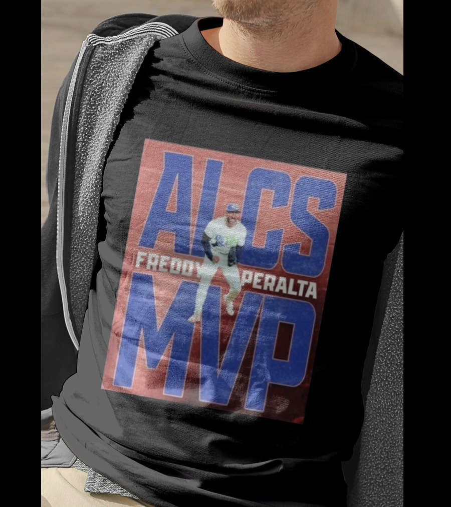 ALCS MVP Freddy Peralta Devil Rays MLB Baseball T-Shirt