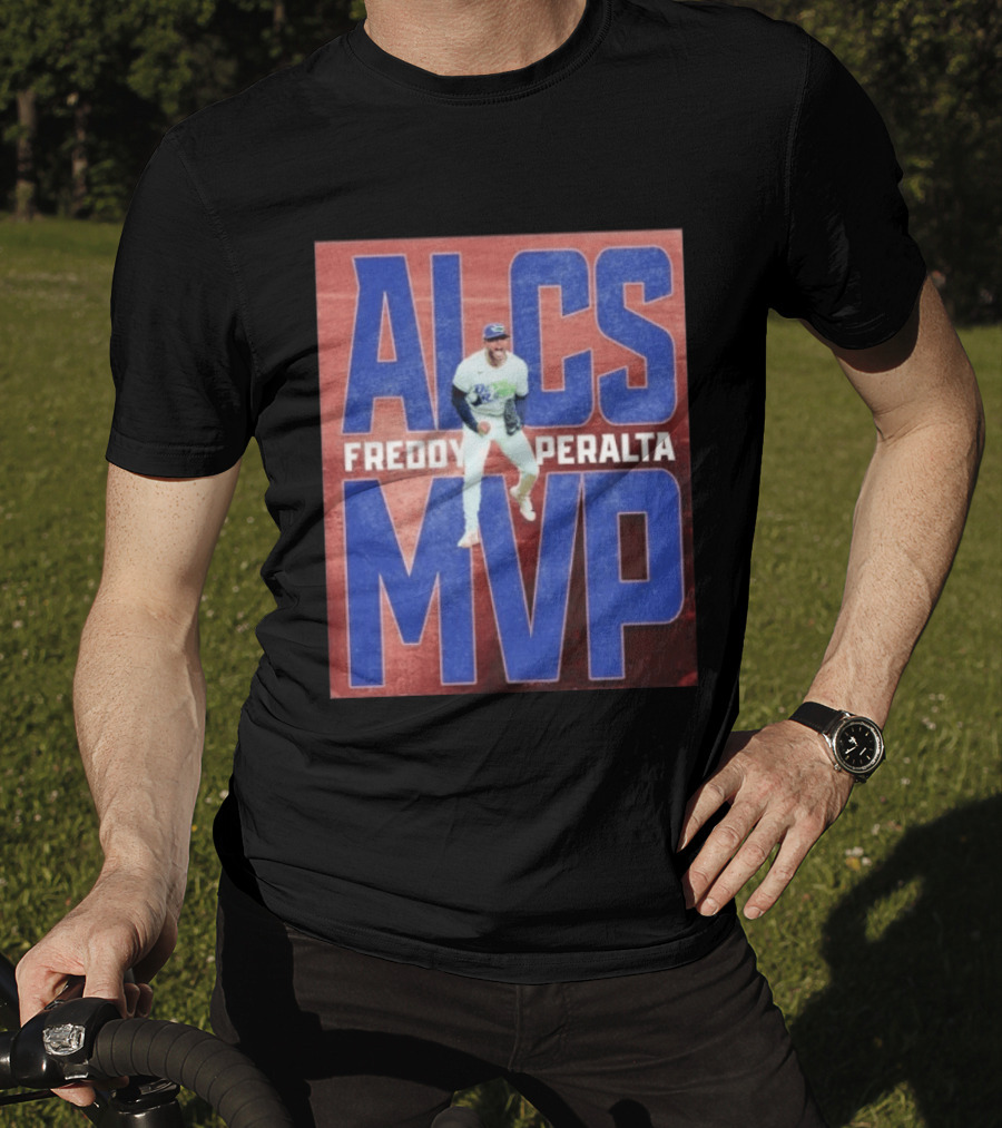 ALCS MVP Freddy Peralta Devil Rays MLB Baseball T-Shirt