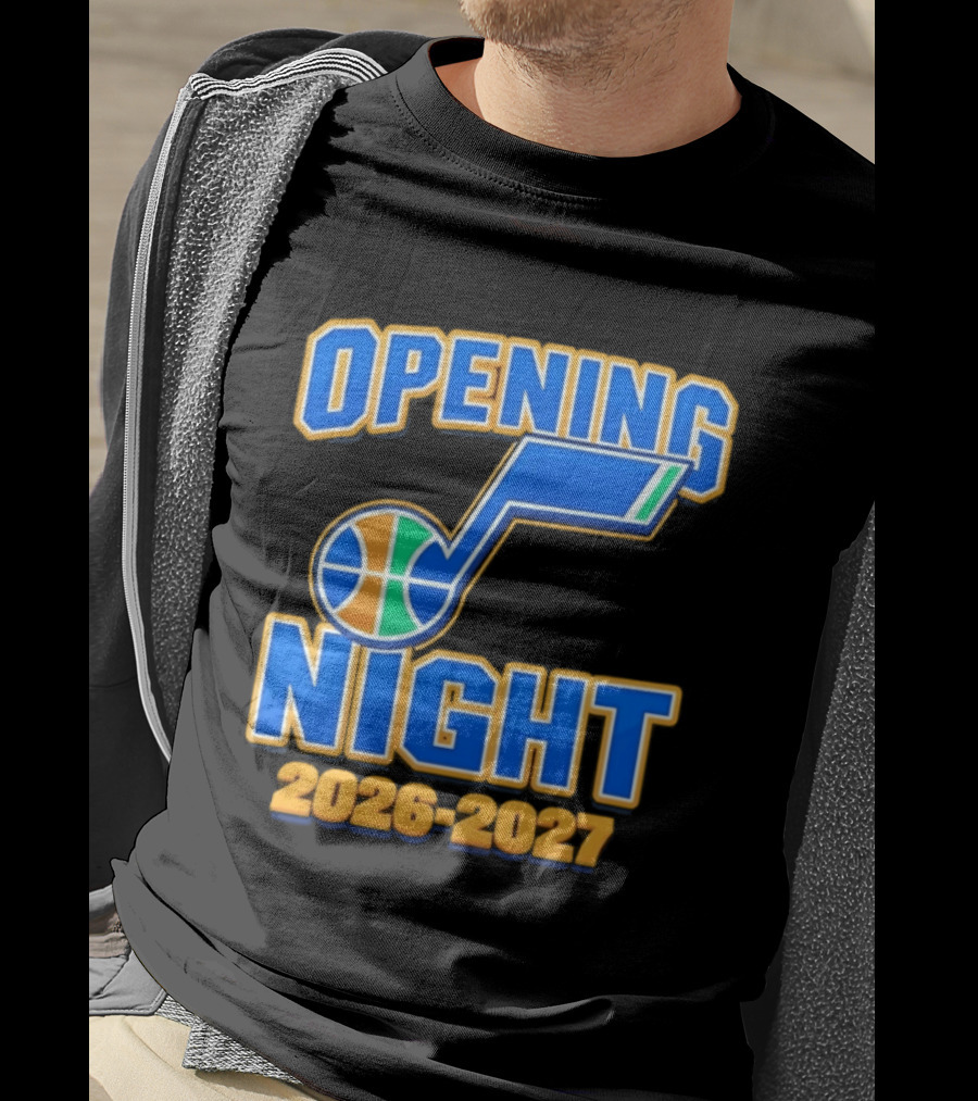 Opening Night 2026 2027 Utah Jazz Basketball Event T-Shirt