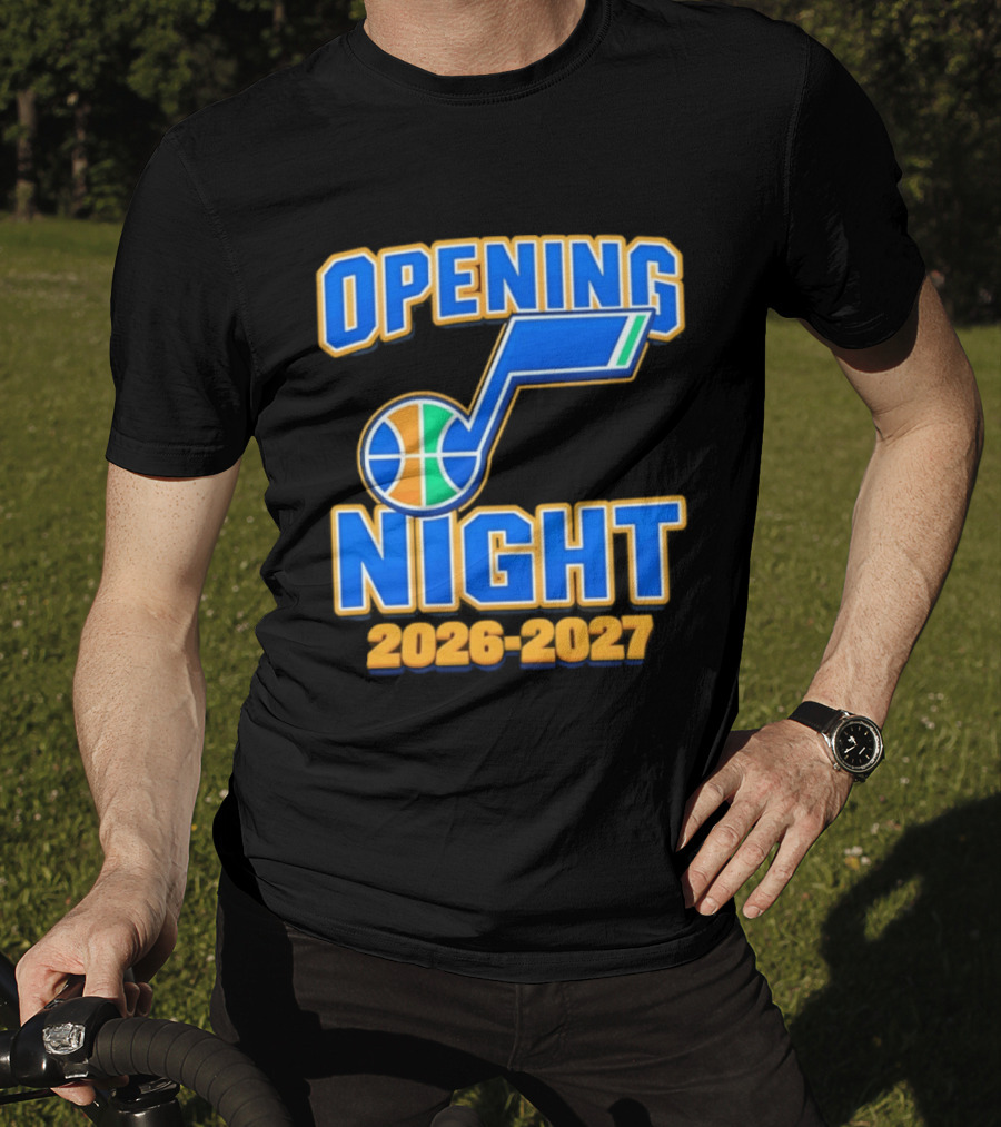 Opening Night 2026 2027 Utah Jazz Basketball Event T-Shirt