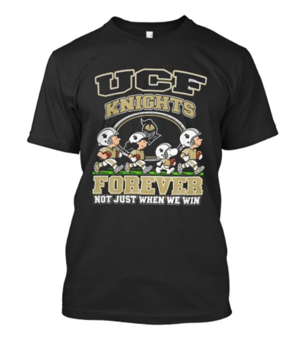 Peanuts Characters UCF Knights Forever Not Just When We Win 2026 T-Shirt
