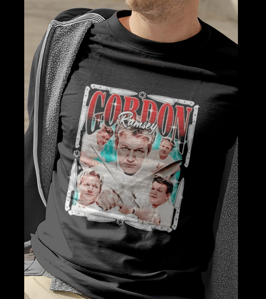 Gordon Ramsay Culinary Legend Chef Cooking Iconic Expressions T-Shirt