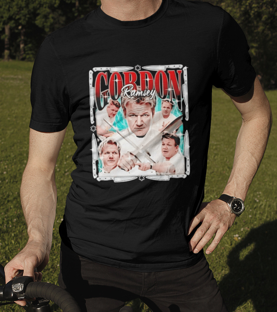 Gordon Ramsay Culinary Legend Chef Cooking Iconic Expressions T-Shirt