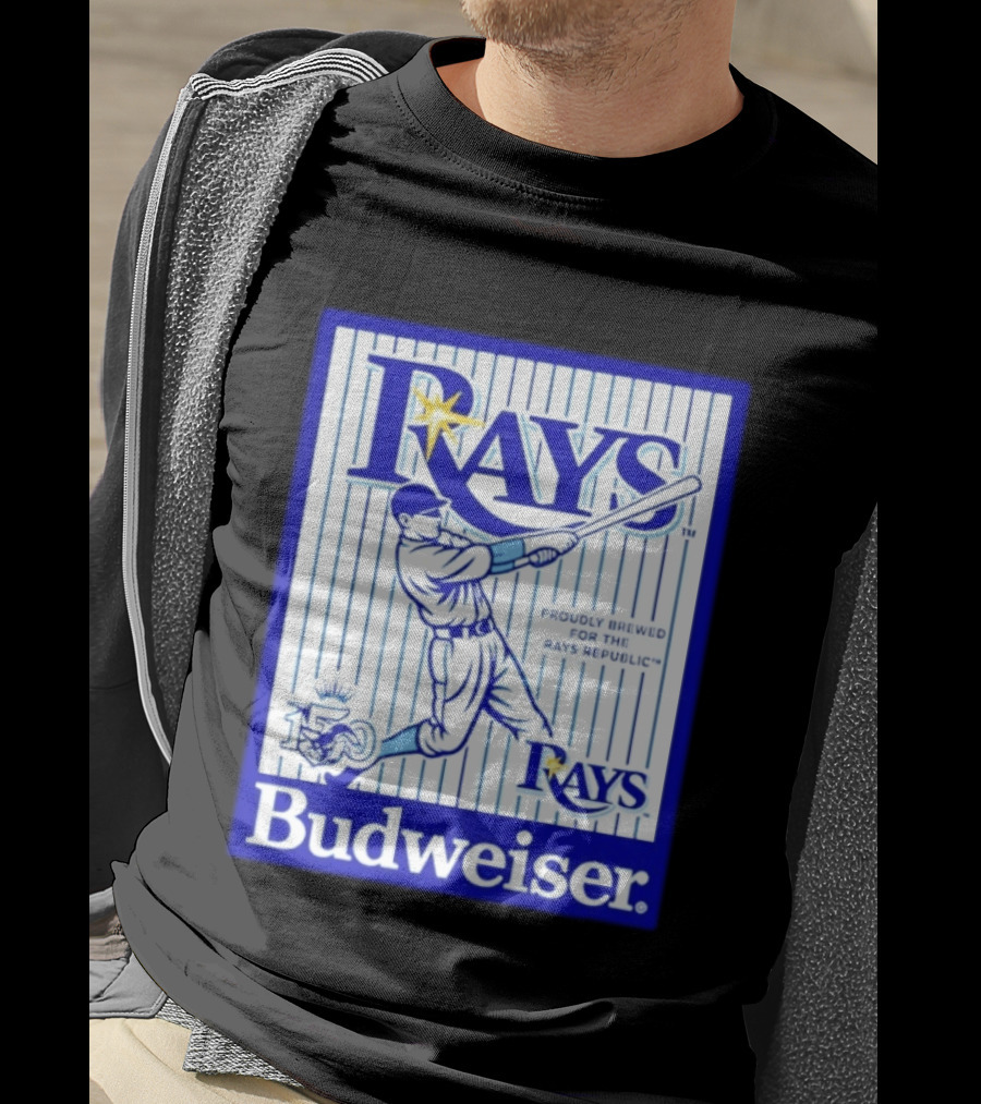 Rays Budweiser Proudly Brewed For The Rays Republic 150 Baseball Celebration T-Shirt
