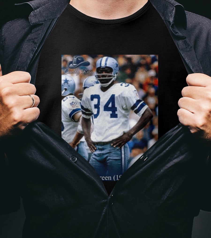 Cowboy Regs Cornell Green 1940 2026 Dallas Football Legend T-Shirt