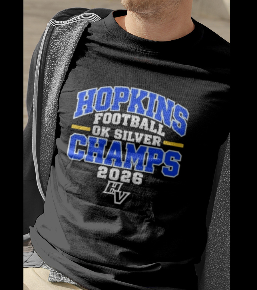 Hopkins Football OK Silver Champs 2026 HV T-Shirt