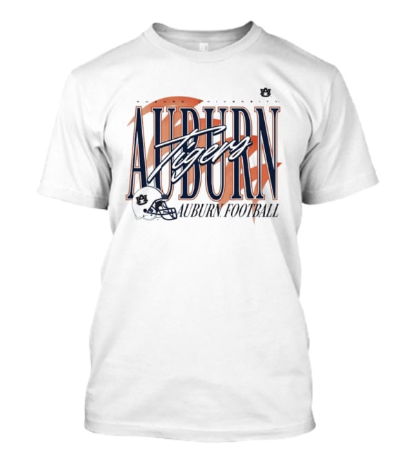 Auburn University Tigers Football Helmet T-Shirt