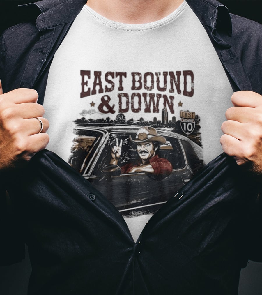 Burt Reynolds East Bound & Down Tallahassee Florida Interstate 10 T-Shirt