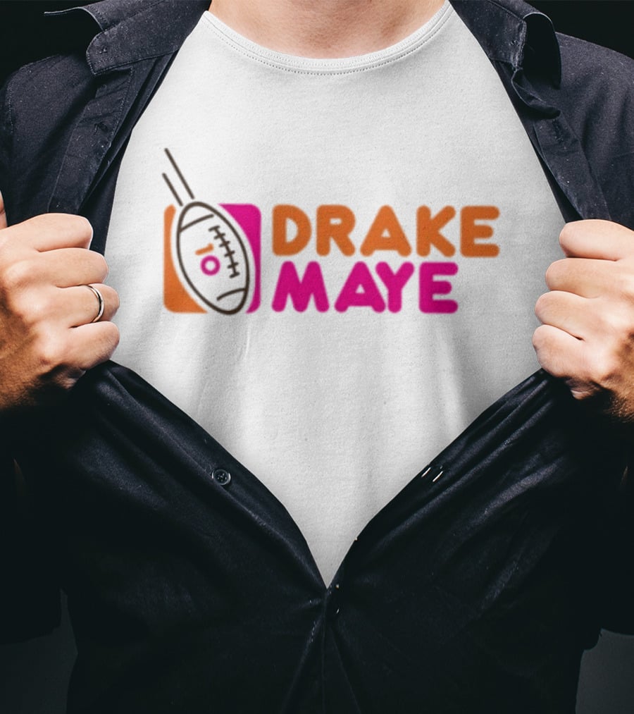 Drake Maye No 10 Football Quarterback T-Shirt