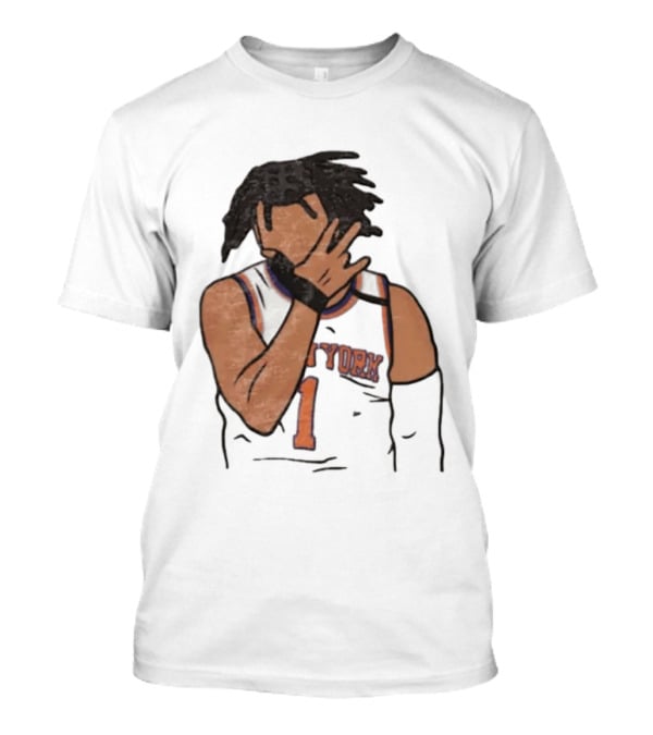 Jalen Brunson New York Knicks 11 Jersey Hand Gesture T-Shirt