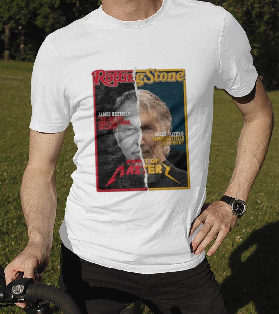 Rotting Stone James Hetfield Roger Waters Puppet Of Master T-Shirt