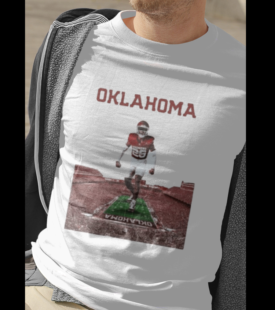 Oklahoma Sooners 2026 Football Media Guide No 26 Stadium Run T-Shirt