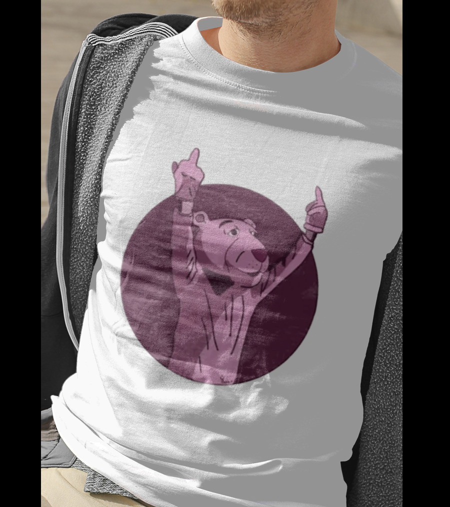 The Pink Panther Middle Finger By Lluvia T-Shirt