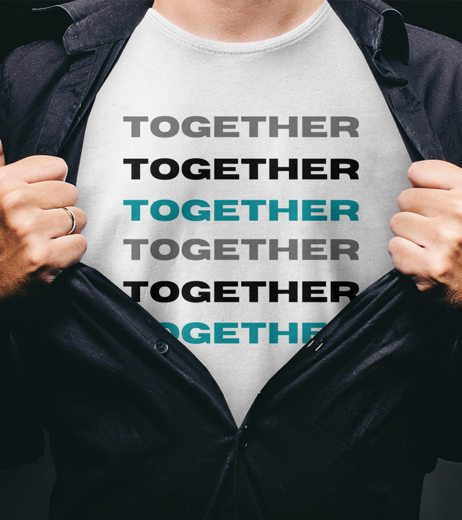 TOGETHER Repeated T-Shirt