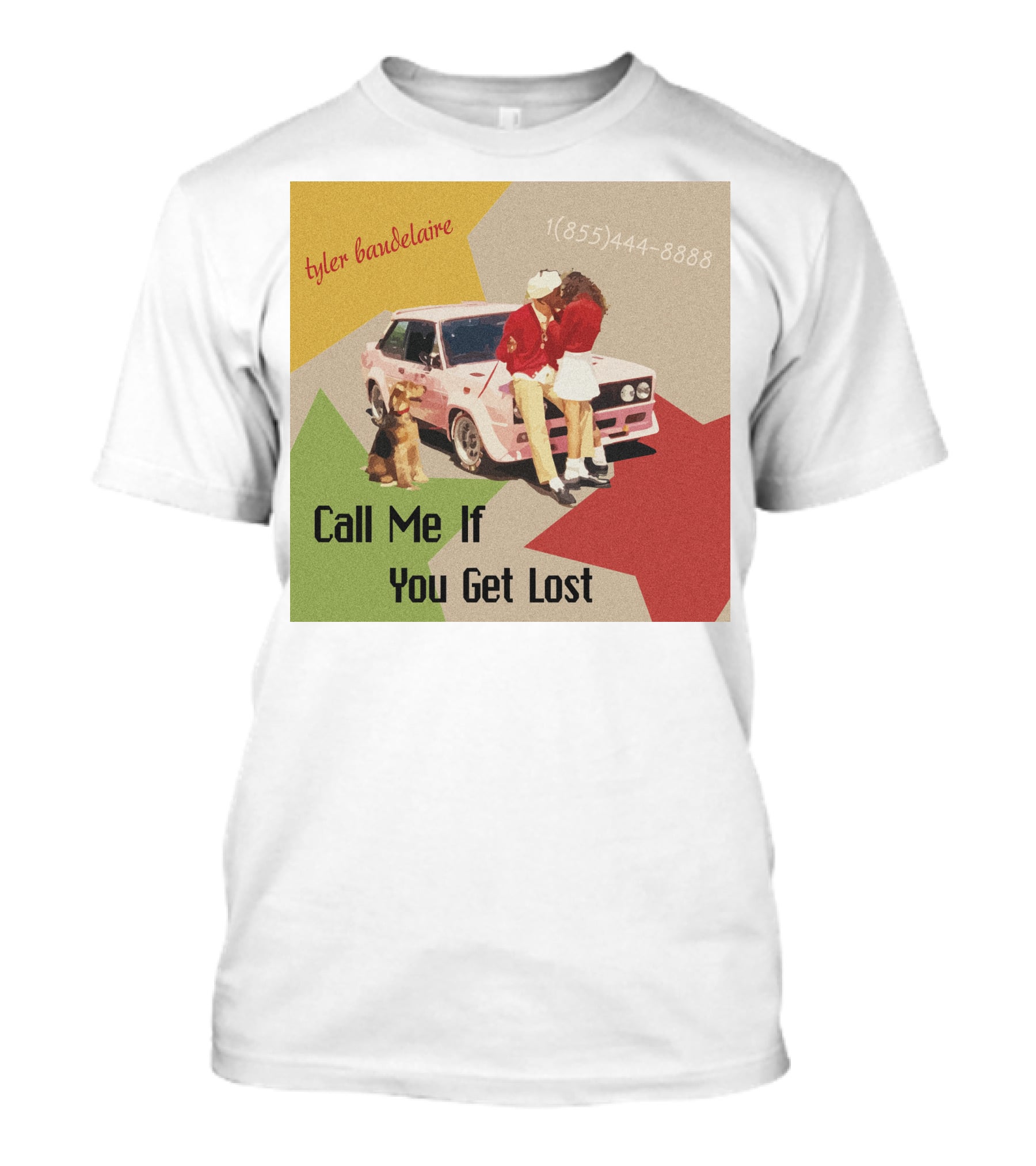 Tyler Baudelaire Call Me If You Get Lost 1(855)444-8888 T-Shirt