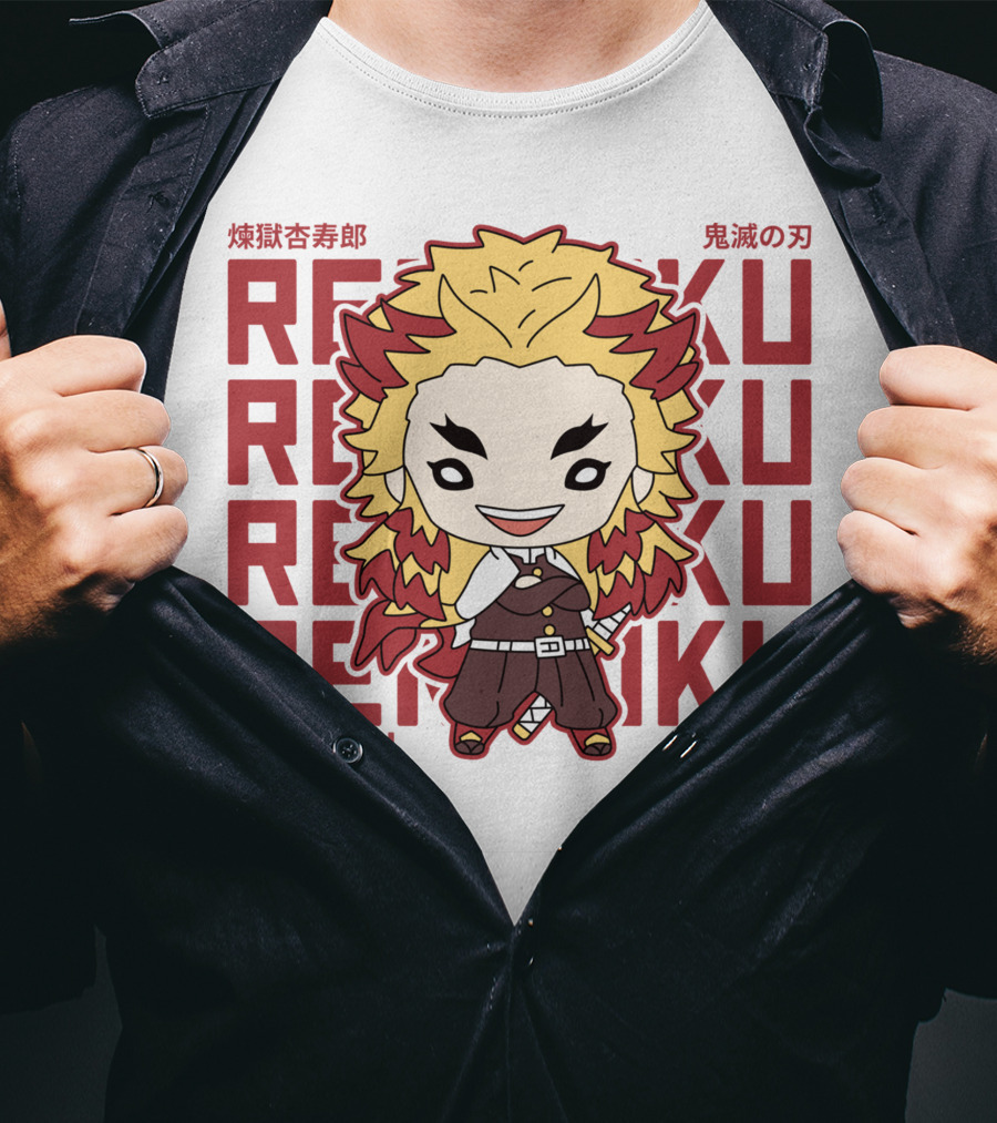 Rengoku Kyojuro Kimetsu No Yaiba Demon Slayer T-Shirt