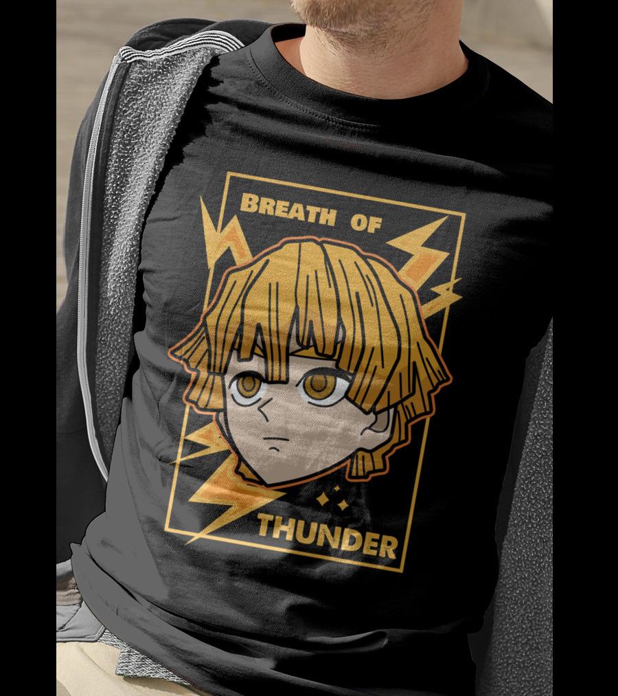 Breath Of Thunder Zenitsu Kimetsu No Yaiba Demon Slayer T-Shirt