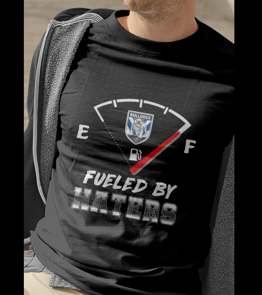 Canterbury Bulldogs Fueled By Haters Fuel Gauge T-Shirt