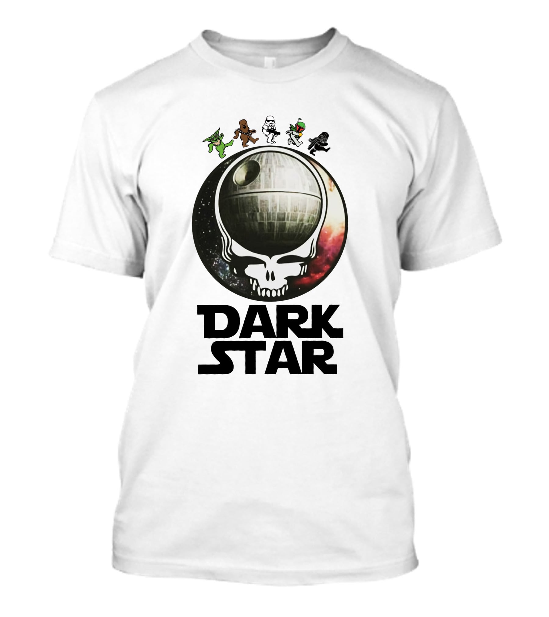Classic Dark Star Wars Grateful Dead Crossover T-Shirt