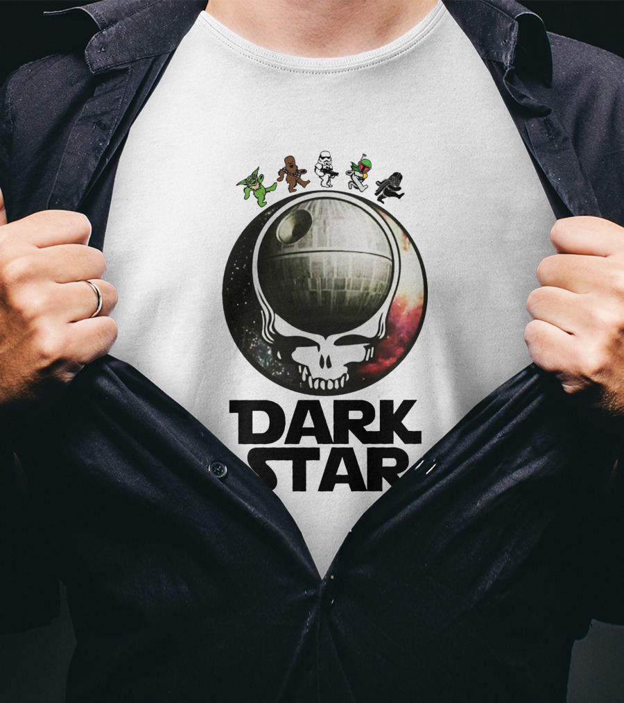 Classic Dark Star Wars Grateful Dead Crossover T-Shirt