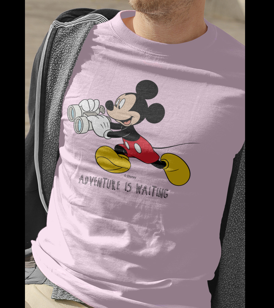 Disney Mickey Mouse Adventure Is Waiting T-Shirt