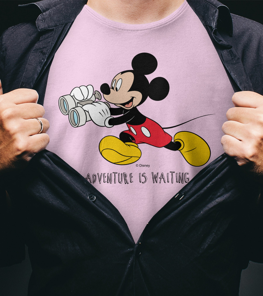 Disney Mickey Mouse Adventure Is Waiting T-Shirt