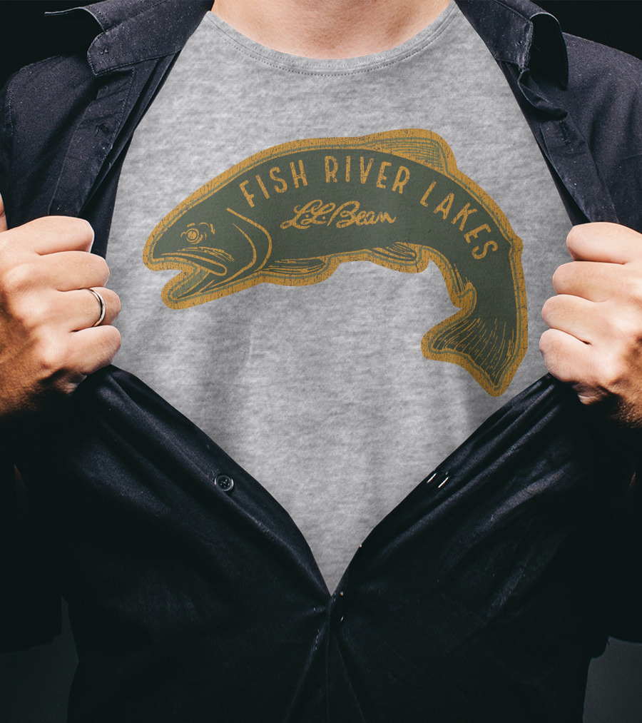 Fish River Lakes L.L.Bean Vintage Trout T-Shirt