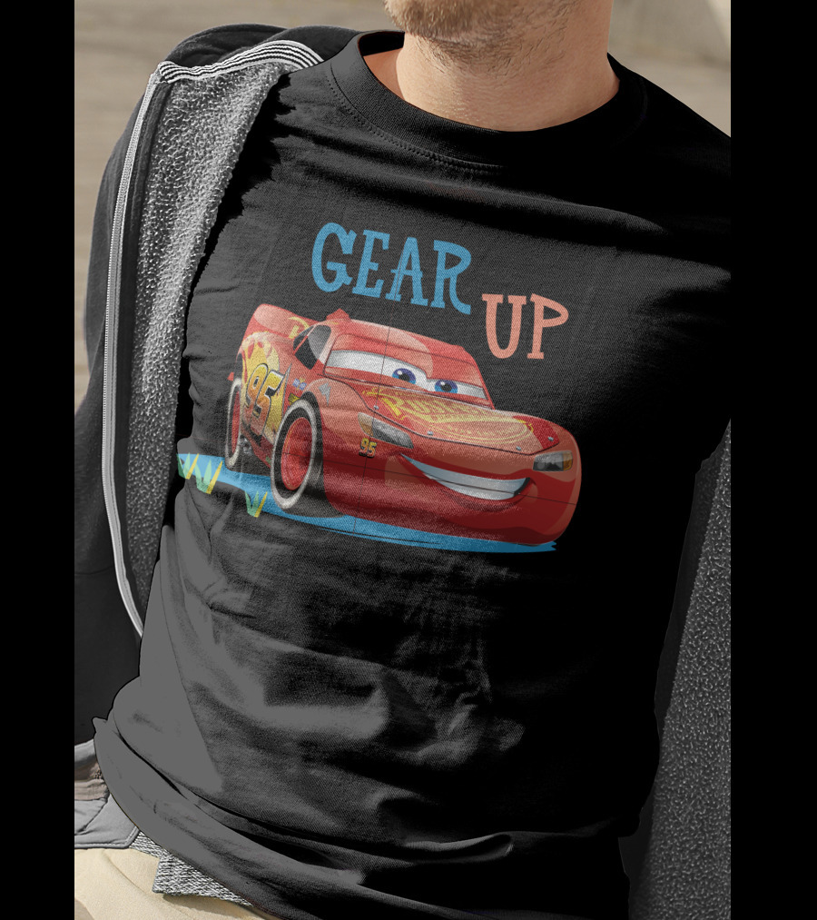 GEAR UP Car 95 Lightning McQueen T-Shirt